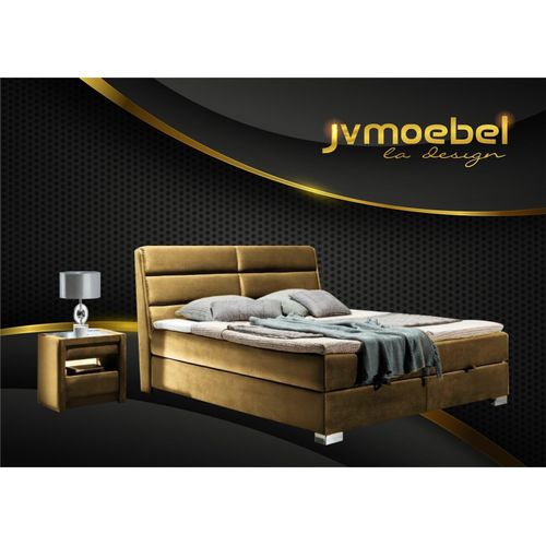 Schlafzimmer Luxus Boxspring Bett Betten Doppel Möbel Stoff 140 160 180 x 200cm
