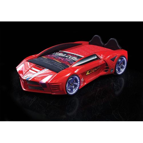 Autobett „Neo“ in Rot