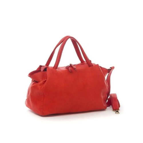 BZNA Handtasche Diana rot Designer Schultertasche Tasche Ledertasc