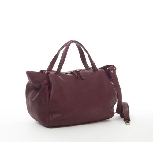 BZNA Handtasche Diana bordeaux Designer Schultertasche Tasche Ledertasche