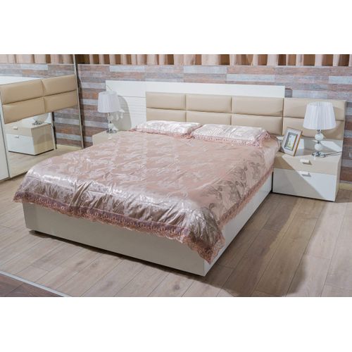 Modernes Bett Svetlana ,Polsterung aus Kunstleder