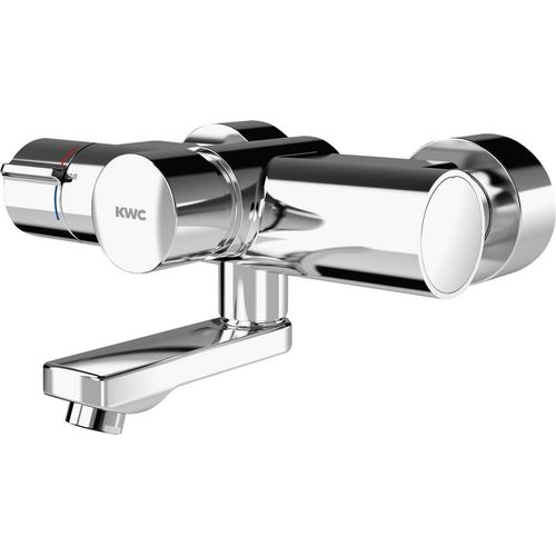 KWC AR Wandbatterie, F5, hydr., Thermostat, Schwenkauslauf, 195 mm, für C-Modul Image