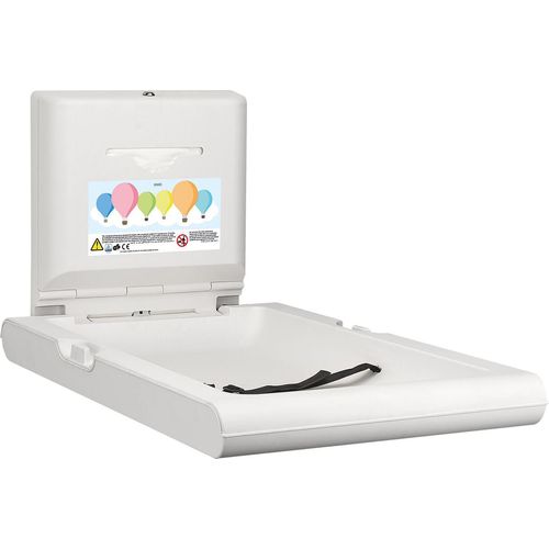 KWC AR Wickeltisch, CAMBRINO, PP weiß, klappbar, offen 550x480x890 mm