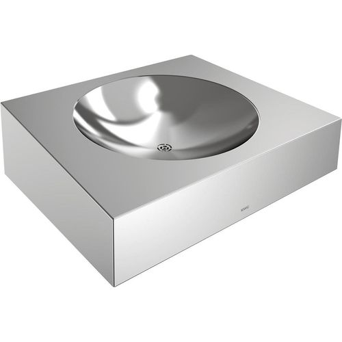 KWC AR Einzelwaschtisch, HEAVY DUTY, Edst., 500x160x425 mm, Hinterwandmontage