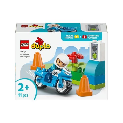 LEGO DUPLO 10471 Blaues Polizeimotorrad
