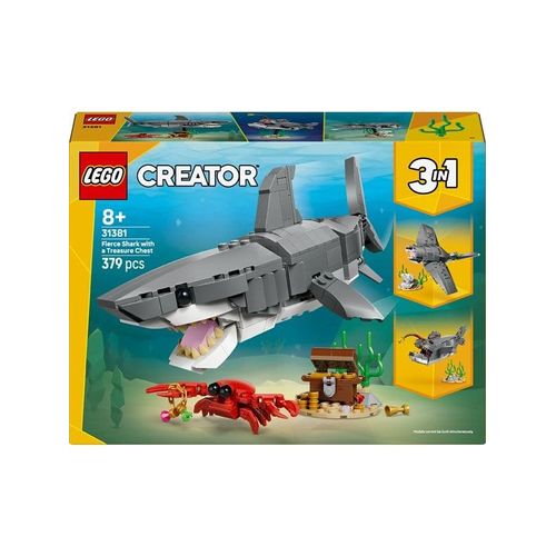 LEGO Creator 31381 Wilder Hai mit Schatztruhe