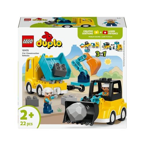 LEGO DUPLO 10475 Baufahrzeuge - 3-in-1-Set