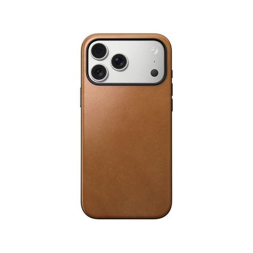 Nomad Modern Leather Case english tan - iPhone 17 Pro Max