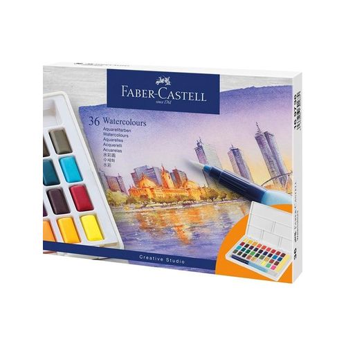 Faber-Castell Aquarellfarben in Näpfchen 36er Etui