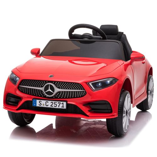 FCH Elektroauto Kinderauto Mercedes-Benz CLS 350, Kinder-Elektroauto mit Fernbedienung ,12V,90*60*40cm,Rot