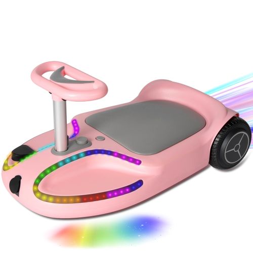 Go-Kart Mini Elektro Kettcar 180W Motor, 24V Lithium Akku, 360° Wendigkeit