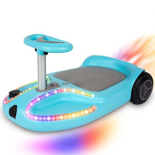 Vankel Go-Kart Mini Elektro Kettcar 180W Motor, 24V Lithium Akku, 360° Wendigkeit