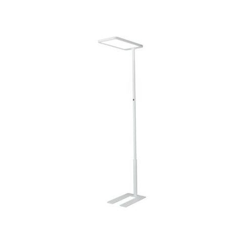 LED Stehleuchte Hansa-by-styro Capella, 80 W, 10400 lm, 4000 K, direktes/indirektes Licht, bildschirmarbeitsplatzfähig, dimmbar, weiß
