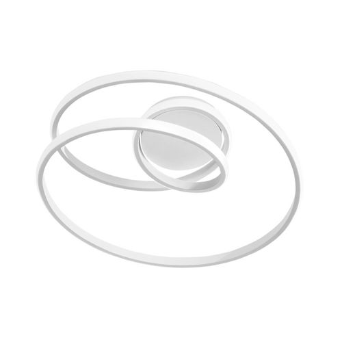 LED-Deckenlampe COASTER weiß, Länge 50 cm, Metall, CCT