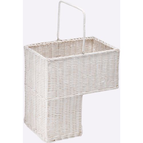 Zeitungsständer HEINE HOME, weiß, B:28cm H:43cm T:40,5cm, Metall, Zeitungsständer, Zeitungsständer