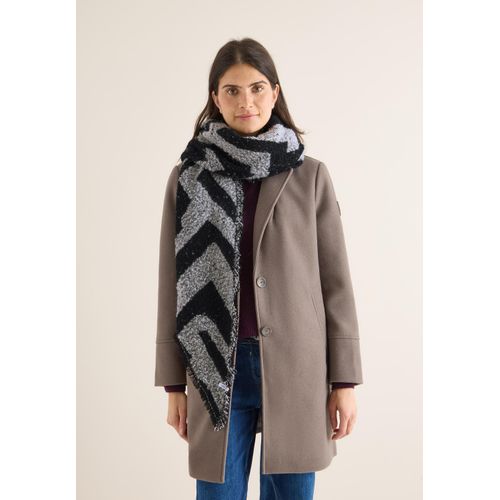 Halstuch CECIL, Damen, Gr. onesize, schwarz, Stoff, 100% Polyester, gemustert, Modetücher, mit grafischem Muster