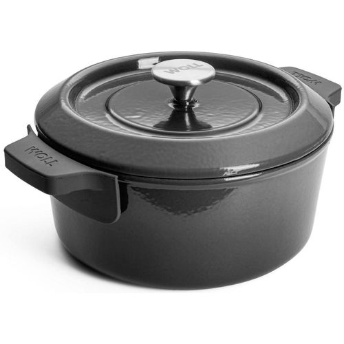 Kochtopf WOLL "Iron", grau, H:11cm Ø:24cm, Töpfe, Kochtopf, Ø 24 cm, Induktion