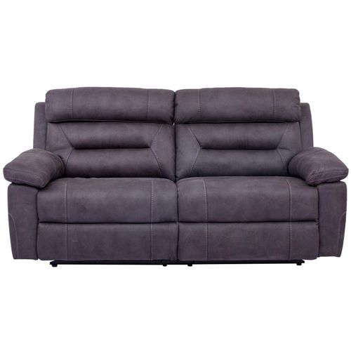 Sofa 2,5-Sitzer - grau - mit Relaxfunktion - 196 cm breit Image