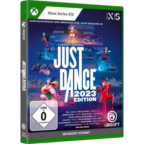 UBISOFT Spielesoftware "Just Dance 2023 Edition (Code in a box)", blau (ohne farbbezeichnung), Xbox Series X, Spielesoftware
