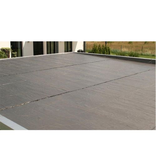 Dachbahn SKANHOLZ "Onduline KSK-M", grau (silbergrau), B:100m L:500m, Dachpappen