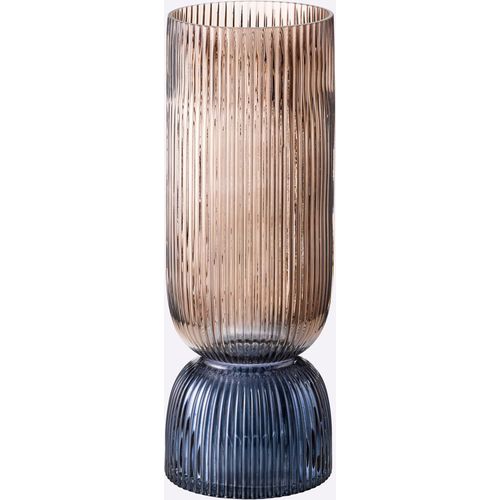 Tischvase, rosé, bleu, B/H/T: 14cm x 40cm x 14cm, Vasen