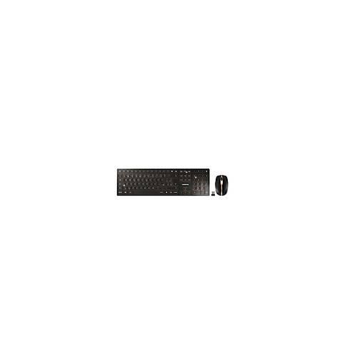 Cherry DW 9100 SLIM - Kabellos - RF Wireless + Bluetooth - Schwarz - Maus enthalten
