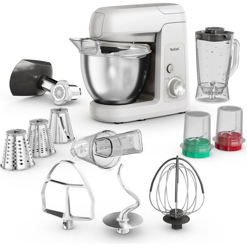 Tefal Bake Partner Küchenmaschine mit 1100 W und Back-Kit für perfekte Ergebniss