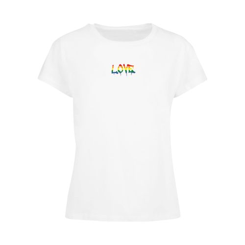 T-Shirt MERCHCODE "Merchcode Ladies Love Teddy Tee", Damen, Gr. XXL, weiß, 100% Baumwolle, bedruckt, normal, Rundhals, Shirts T-Shirt