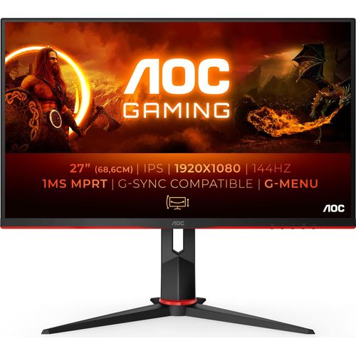 AOC Gaming 27G2 - 27 Zoll FHD Monitor mit 144 Hz und 1 ms Reaktionszeit