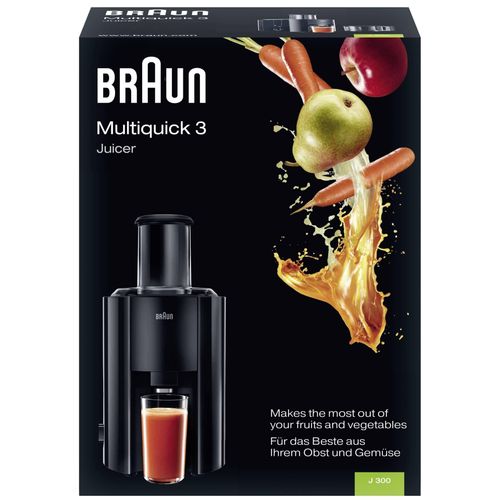 Braun J300 Multiquick 3 Entsafter – Effizientes Entsaften für jeden Tag