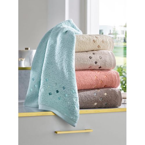 Handtuch ROSS Gr. 2, sesam, B:70cm L:140cm, 100% Baumwolle, Handtücher