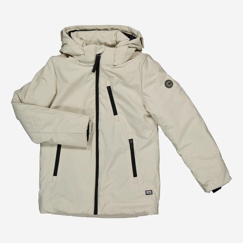 Cremefarbene Pufferjacke Image