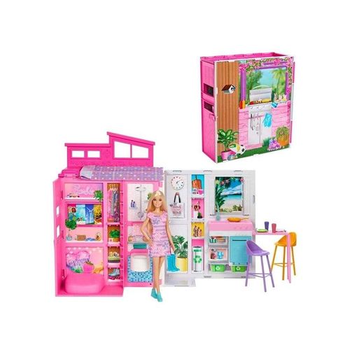 Barbie Getaway Doll House & Doll
