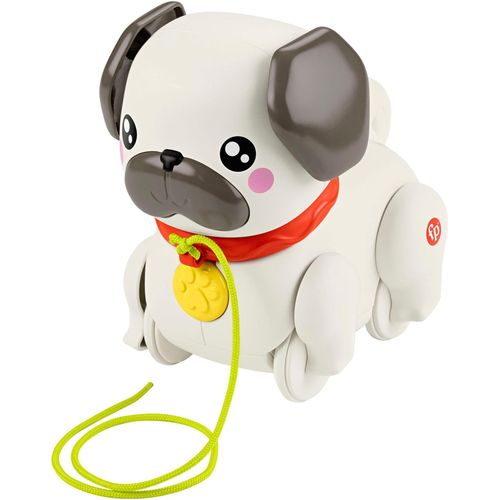 Nachziehtier FISHER-PRICE "Pets Gassi gehen mit Hündchen", bunt, Nachziehspielzeug, Baby, Kunststoff