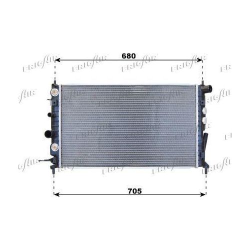 FRIGAIR 0107.3096 Kühler Wasserkühler Motorkühler für OPEL VECTRA B (36) VECTRA B Caravan (31) VECTRA B CC (38) für VAUXHALL Vectra (B) CC (J96)
