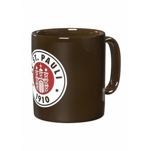 Tasse FC ST. PAULI "FC St. Pauli Tasse FC St. Pauli Logo", braun, Trinkgefäße Tasse