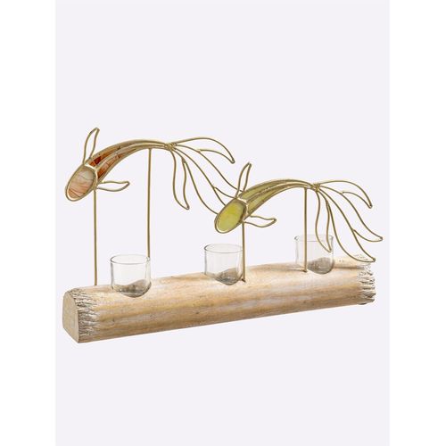 HEINE HOME Kerzenhalter, natur, B/H/T: 45cm x 27,5cm x 7cm, Kerzenhalter, Kerzenhalter