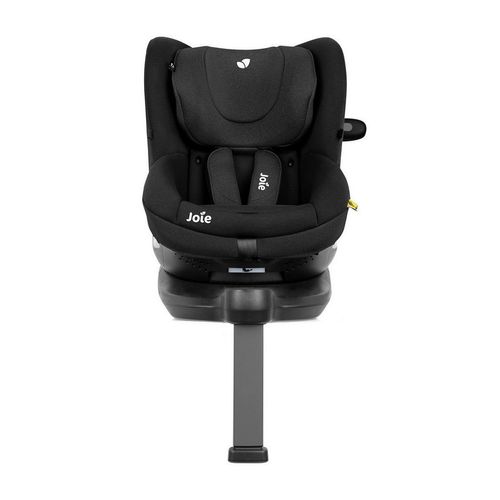 Joie Reboarder-Kindersitz i-Spin 360, Schwarz, Textil, 42x74x63 cm, ECE R 129 i-Size, 5-Punkt-Gurtsystem, abnehmbarer und waschbarer Bezug, Gurtlängenverstellung, höhenverstellbare Kopfstütze, integriertes Gurtsystem, optimaler Aufprallschutz, schnell leicht im Auto montierbar, Seitenaufprallschutz, verstellbare Sitz- Schlafpositionen, Isofix-Befestigung, Reboardsystem, Baby on Tour, Kindersitze,