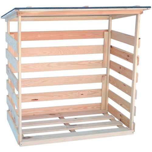 ROJAPLAST Holzschuppen 119 x 64 x 118 cm, natur ROJAPLAST 151/152