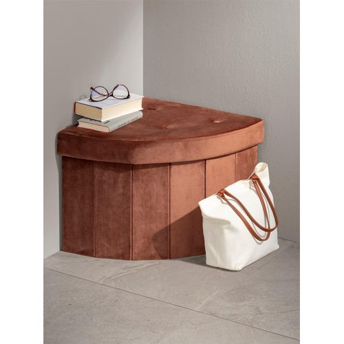 Hocker HEINE HOME, terra, B:48cm H:40cm T:48cm, Hocker, Hocker