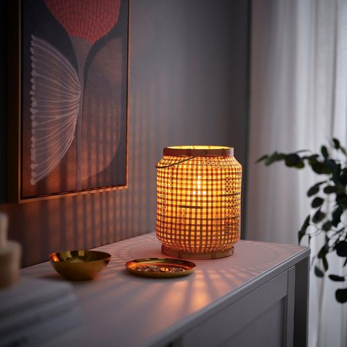 PÅVEFINK Laterne für Blockkerze