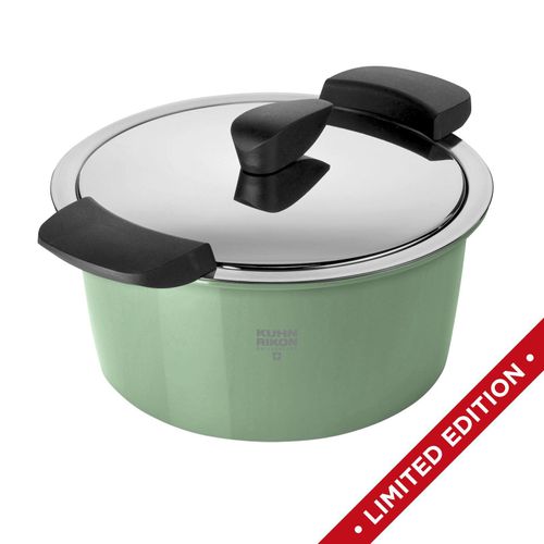 Kuhn Rikon HOTPAN Servier Kasserolle 3,0 L/Ø 22 cm in Ocean Green