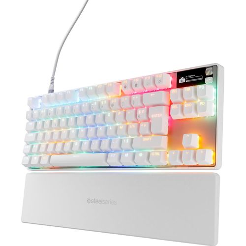 SteelSeries Apex Pro TKL Gen 3 Weiß - Gaming Tastatur mit OmniPoint 3.0 Switches