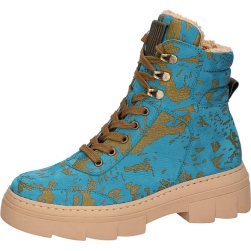 Waldläufer h-saiga Stiefel blau kombi. in Gr. 37