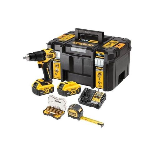 Dewalt DCZ100P2KT-QW 100 year XR 18V ??5Ah drill kit measurement and accessories box