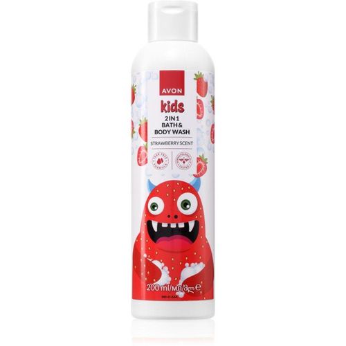 Avon Kids Strawberry bad producten 2 in 1 200 ml