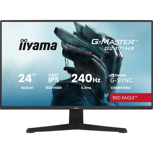 Iiyama G-MASTER Red Eagle G2471HS-B1 - LED-Monitor - Gaming - 61 cm (24")