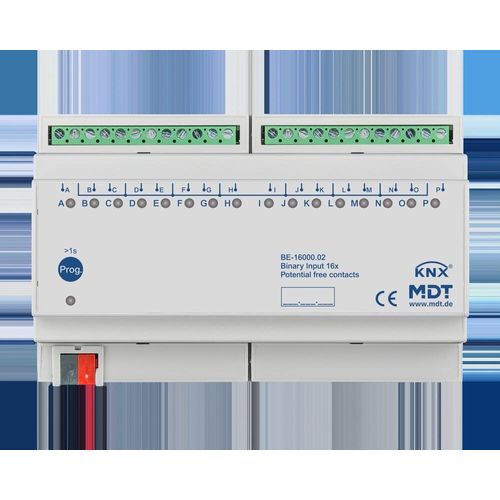 MDT KNX Binäreingang 16fach potentialfrei REG, 1 Stk.