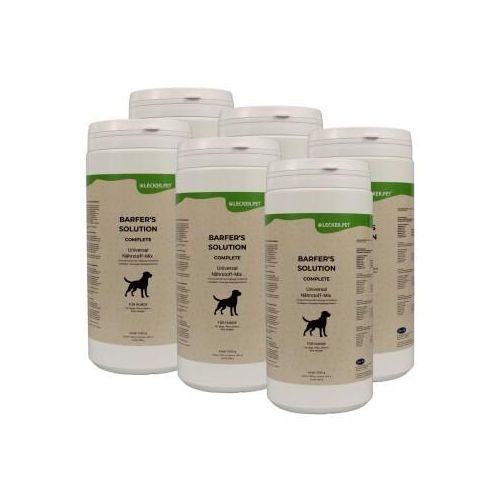 Lyra Pet Lecker.Pet Barfer's Solution Complete Universal Nährstoff Mix Pulver für Hunde 6x1 kg