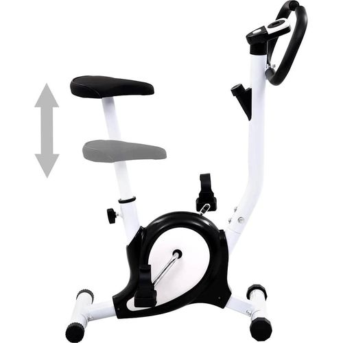 vidaXL Heimtrainer mit Riemenantrieb Schwarz